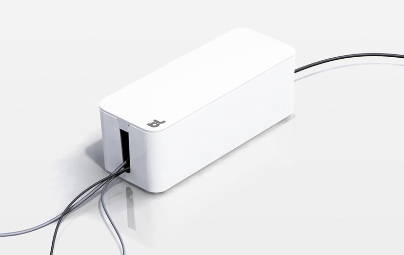 Bluelounge Cablebox i vit